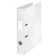 Ordner leitz wow 180° karton 80g m2 a4 5cm parelwit grijpgat rugetiket