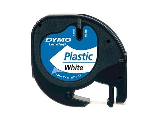Dymo ril tape wit-zw 91201