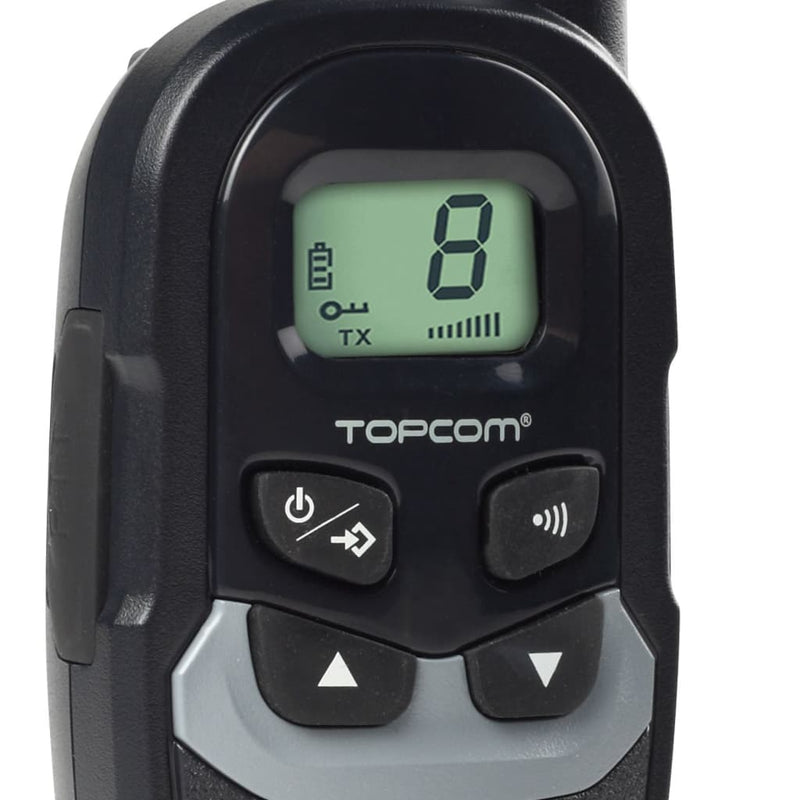 Afbeelding laden in galerijviewer, Topcom Topcom Walkietalkies 2 st 446 MHz zwart
