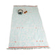 Basic clarysse strandlaken met visjes print 90x170 cm