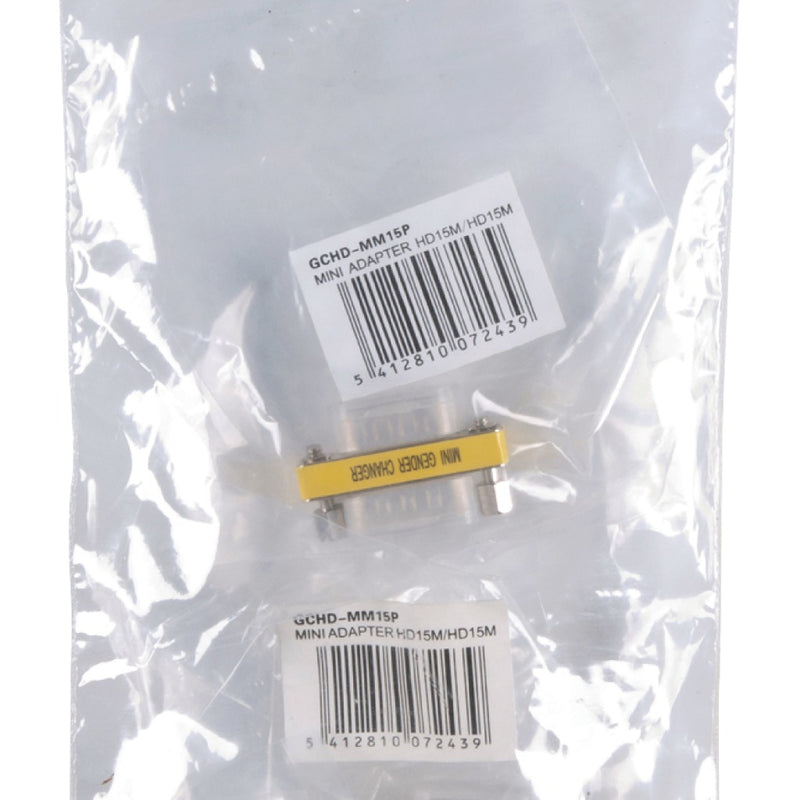 Afbeelding laden in galerijviewer, Valueline gchd-mm15p metalen mini vga adapter hd15p mannelijk - hd15p mannelijk
