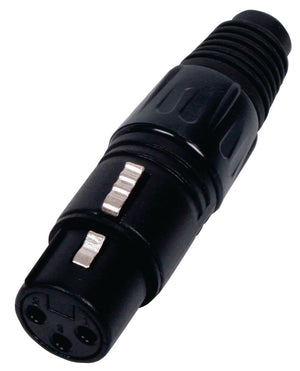 Hq m-1302 bb xlr 3p connector vrouwelijk