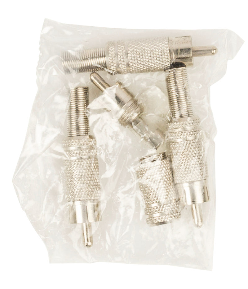 Afbeelding laden in galerijviewer, Valueline cc-010 rca plug + prt. metaal verguld rood
