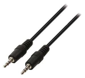 Valueline vlap22000b05 jack stereo audiokabel 3,5 mm mannelijk - 3,5 mm mannelijk 0,50 m zwart
