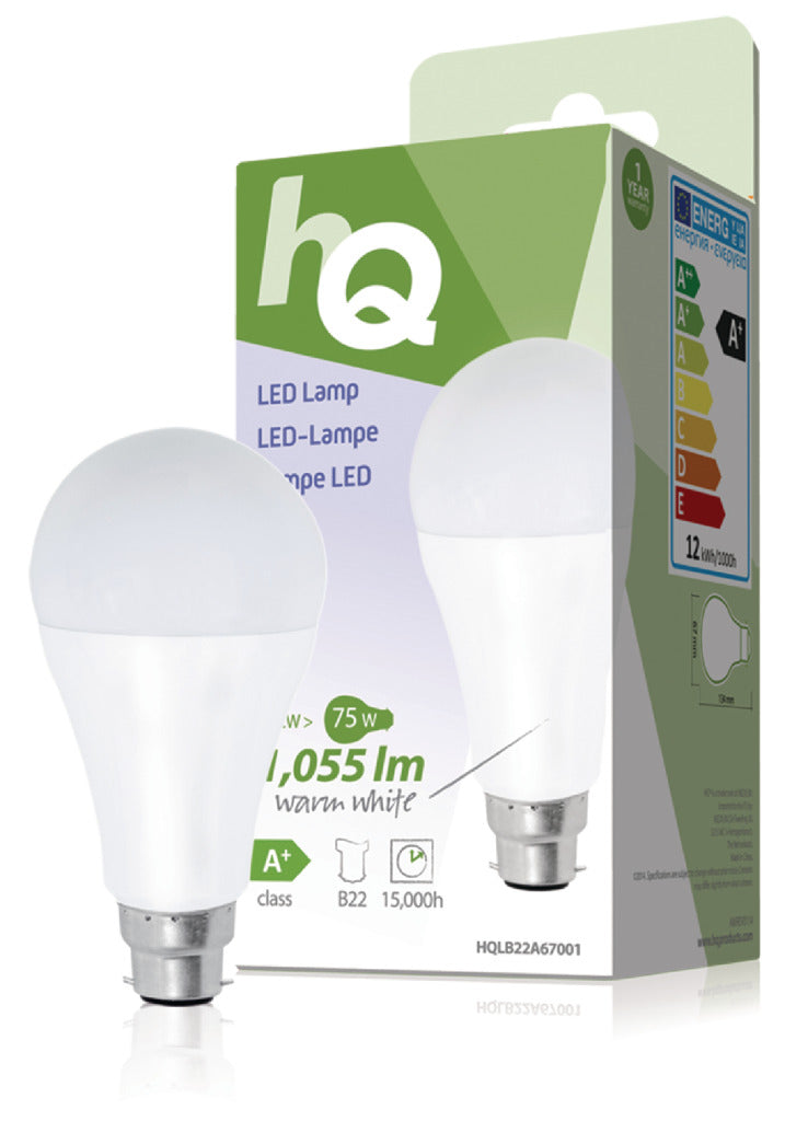 Afbeelding laden in galerijviewer, Hq lb22a67001 a67 b22 12w (75w) led-lamp
