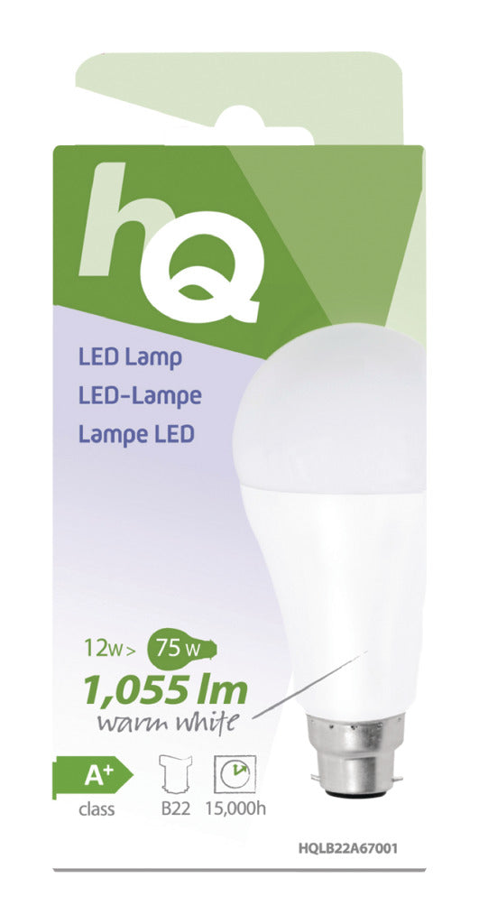 Afbeelding laden in galerijviewer, Hq lb22a67001 a67 b22 12w (75w) led-lamp
