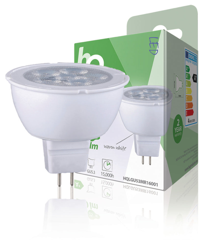 Afbeelding laden in galerijviewer, Hq lgu53 mr16001 led-lamp mr16 gu5.3 4w 250 lm 2 700 k
