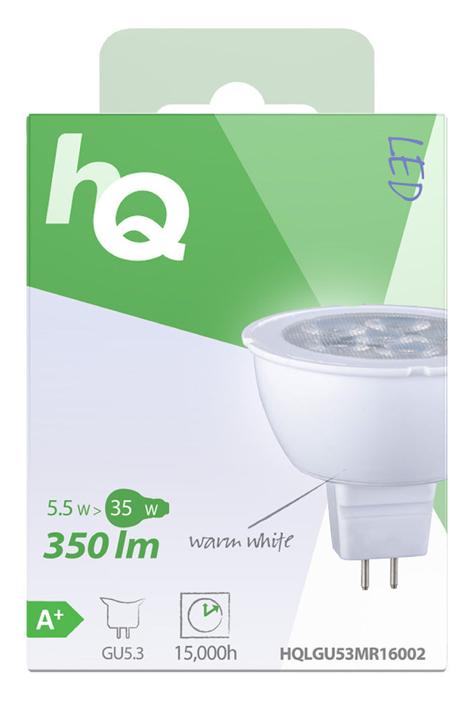 Afbeelding laden in galerijviewer, Hq lgu53 mr16002 led-lamp mr16 gu5.3 5,5 w 350 lm 2 700 k
