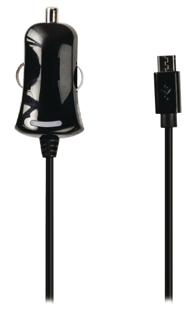 Afbeelding laden in galerijviewer, Valueline vlmb60890b10 micro-usb-autolader micro usb male - 12v autoaansluiting 1,00 m zwart 2.1a
