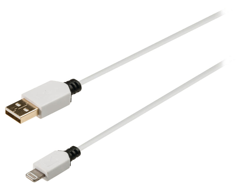 Afbeelding laden in galerijviewer, K ouml;nig knm39300w10 sync and charge kabel 8-pins lightning male - usb 2.0 a male 1,00 m wit
