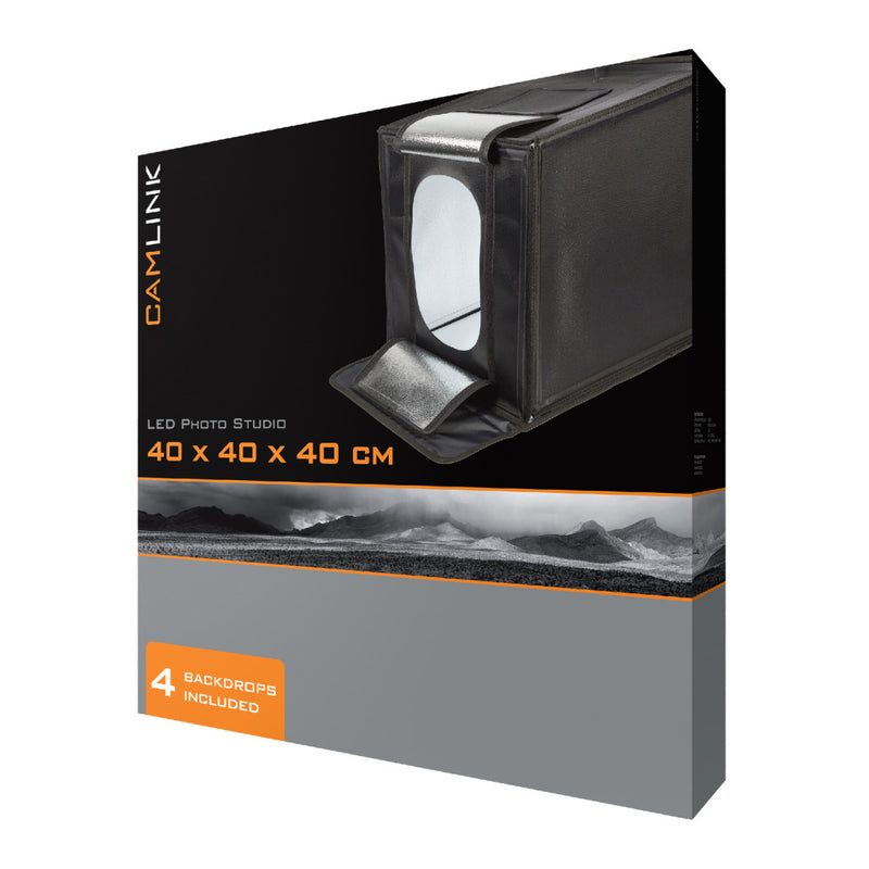 Afbeelding laden in galerijviewer, Camlink cl-ledstudio40 professionele foto studio kit
