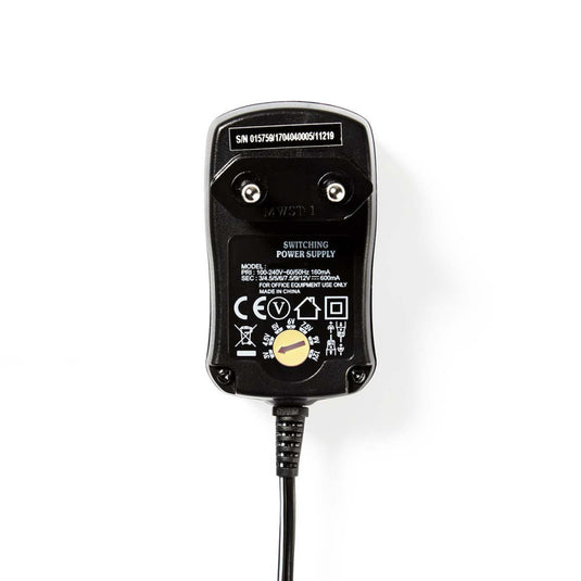 Nedis stroomadapter acpa006 zwart