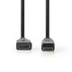 Nedis cvgp34590bk02 high speed hdmi kabel met ethernet hdmi mini-connector naar hdmi output 20 cm zwart