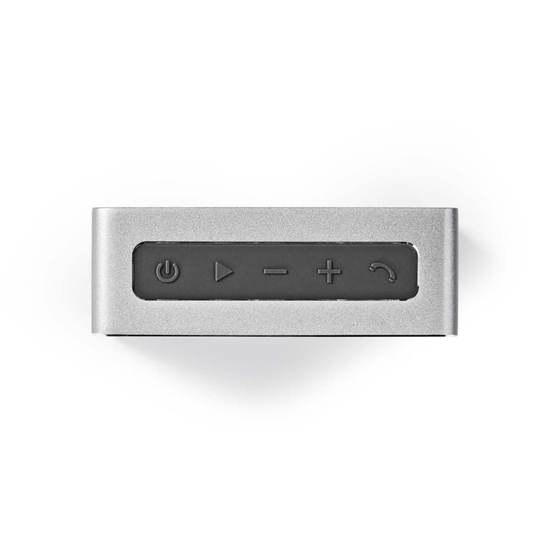 Afbeelding laden in galerijviewer, Nedis spbt1002gy luidspreker met bluetooth® 15 w metal design gunmetal
