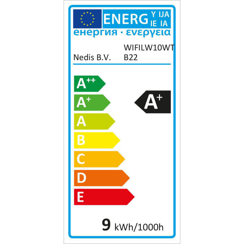 Afbeelding laden in galerijviewer, Nedis wifilw10wtb22 wi-fi slimme led-lamp warm- tot koud-wit b22
