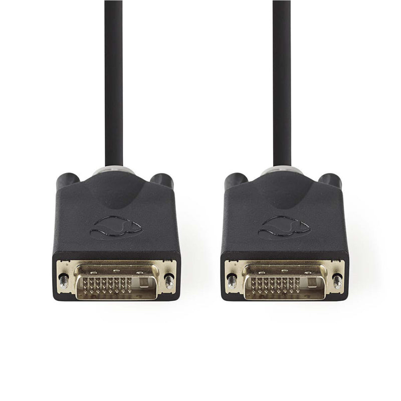 Afbeelding laden in galerijviewer, Nedis ccbp32000at20 dvi-kabel dvi-d 24+1-pins male - dvi-d 24+1-pins male 2,0 m antraciet
