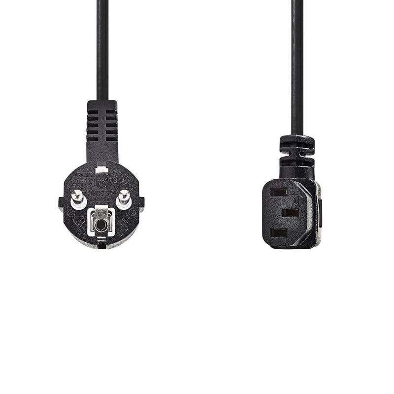 Afbeelding laden in galerijviewer, Nedis cegp10020bk100 voedingskabel schuko male haaks - iec-320-c13 haaks 10 m zwart
