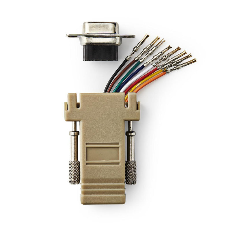 Afbeelding laden in galerijviewer, Nedis ccgp52820iv d-sub-adapter d-sub 9-pins female - rj45 (8p8c) female ivoor
