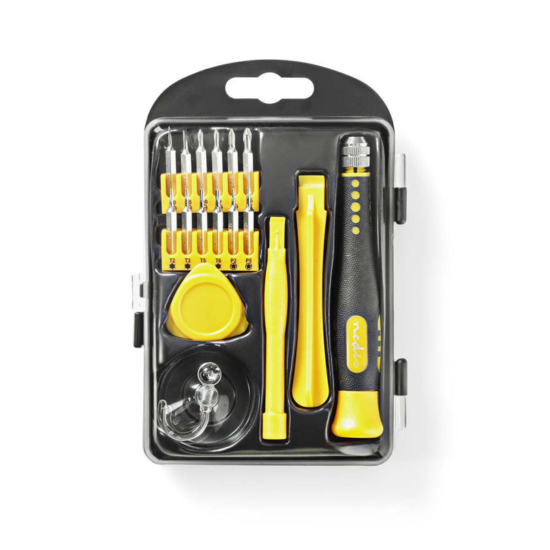 Afbeelding laden in galerijviewer, Nedis csts10017 toolkit 17-in-1 voor reparatie van pc, smartphone en tablet
