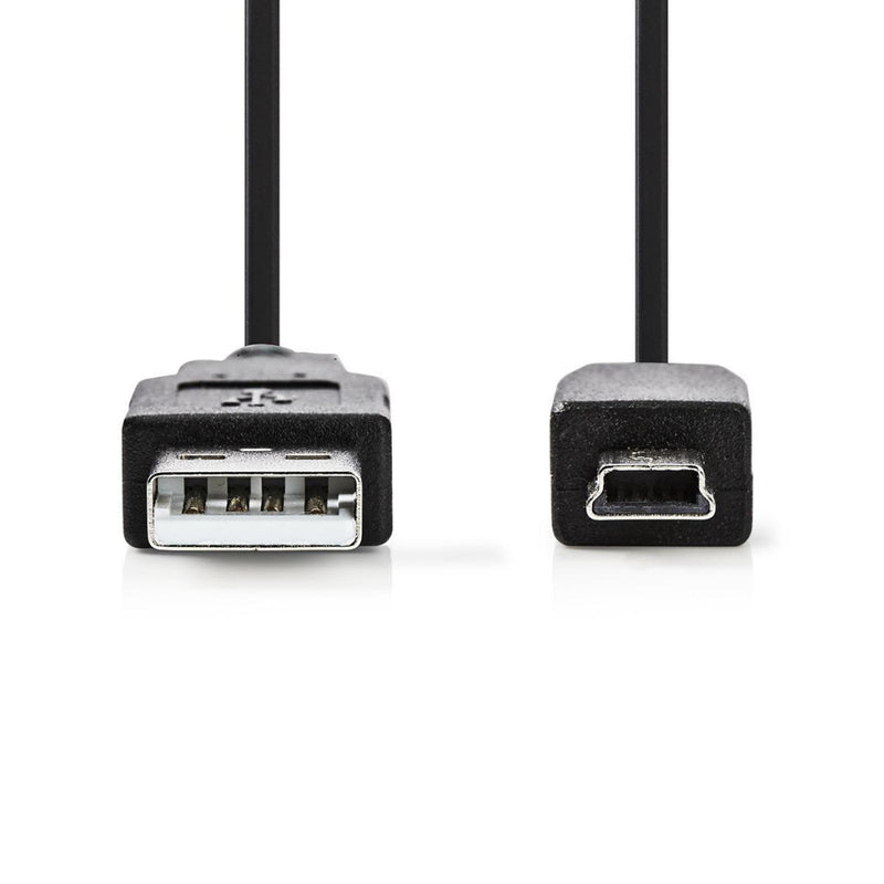 Afbeelding laden in galerijviewer, Nedis ccgt60300bk10 kabel usb 2.0 a male - mini 5-pins male 1,0 m zwart
