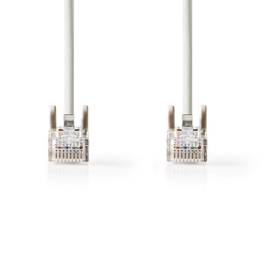Nedis ccgt85000gy20 cat 5e utp-netwerkkabel rj45 (8p8c) male - rj45 (8p8c) male 2,0 m grijs