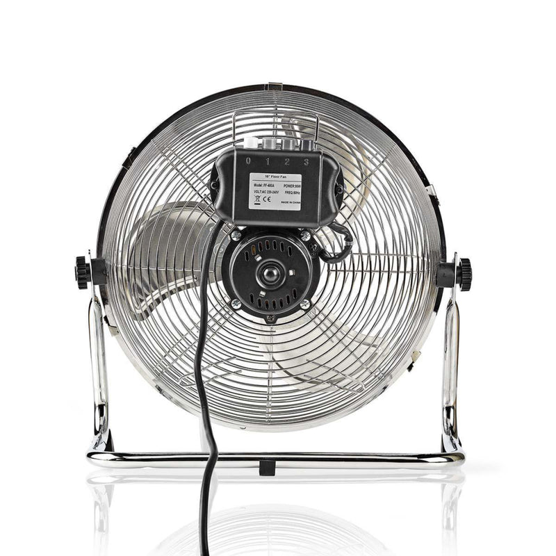 Afbeelding laden in galerijviewer, Nedis fnfl10ccr30 vloerventilator diameter 30 cm 3 snelheden chroom
