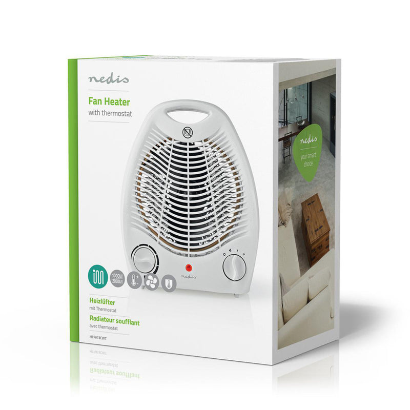 Afbeelding laden in galerijviewer, Nedis htfa13cwt ventilatorkachel 2000 w thermostaat
