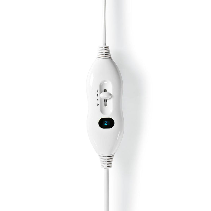 Afbeelding laden in galerijviewer, Nedis pebl120cwt1 elektrische deken onderdeken 150 x 80 cm 3 heat settings indicator light overheat protection
