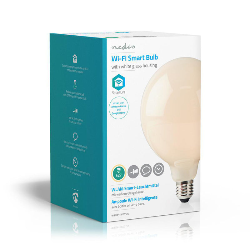 Afbeelding laden in galerijviewer, Nedis wifilf11wtg125 wi-fi smart led-lamp e27 125 mm 5 w 500 lm wit
