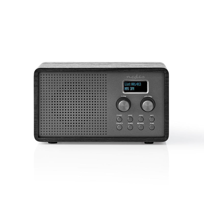 Afbeelding laden in galerijviewer, Nedis rddb5110bk dab+ radio 4,5 w fm klok wekkerfunctie zwart
