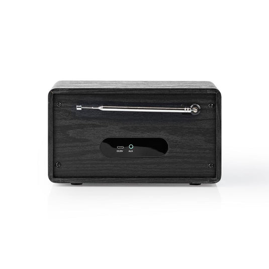 Nedis rddb5110bk dab+ radio 4,5 w fm klok wekkerfunctie zwart