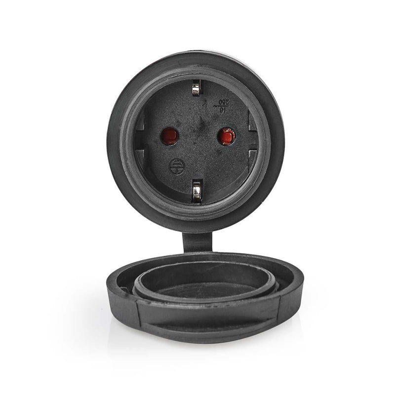 Afbeelding laden in galerijviewer, Nedis wifipo110fbk smartlife smart stekker wifi ip44 3680w zwart
