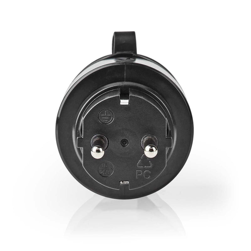 Afbeelding laden in galerijviewer, Nedis wifipo110fbk smartlife smart stekker wifi ip44 3680w zwart
