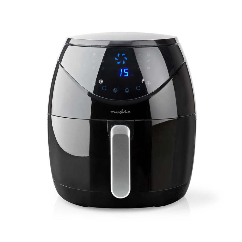 Afbeelding laden in galerijviewer, Nedis kaaf250ebk hetelucht friteuse 6.5l 1800w zwart
