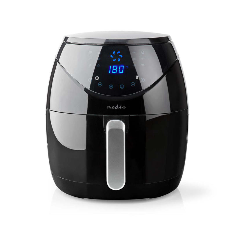 Afbeelding laden in galerijviewer, Nedis kaaf250ebk hetelucht friteuse 6.5l 1800w zwart
