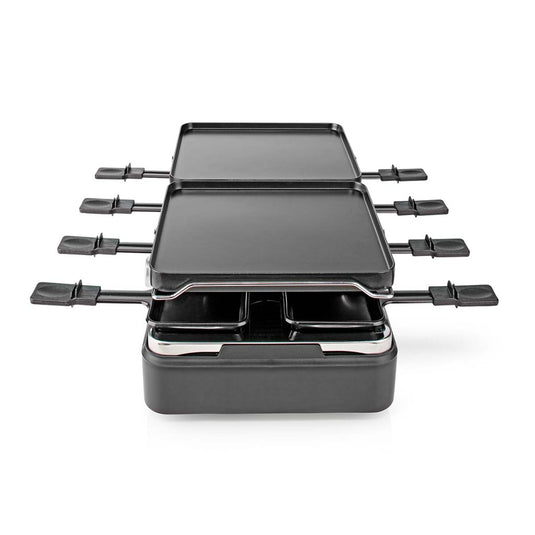Nedis fcra300fbk8 raclette steen grill voor 8 personen