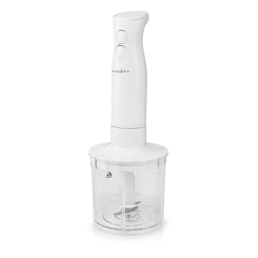 Nedis KAHB120CWT Staafmixer 400 W Snelheidsinstellingen: 2-snelheid Hakmachine Wit
