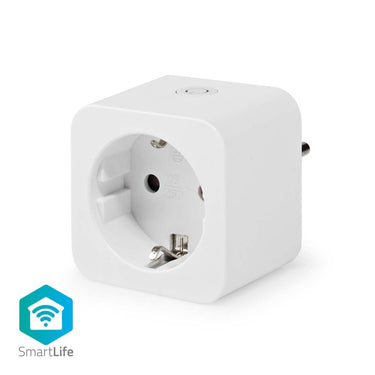 Nedis wifip131fwt smartlife smart stekker wi-fi 1 stuks 3680 w type f (cee 7 3) -10 - 45 °c android ios wit