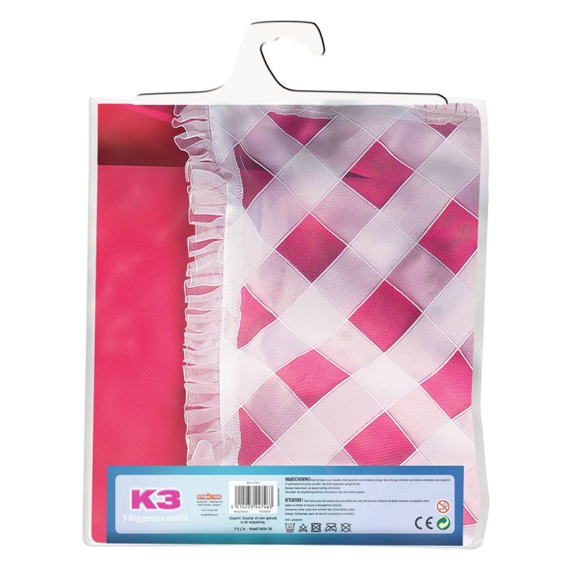 Afbeelding laden in galerijviewer, K3 verkleedkleding - verkleedjurk de 3 biggetjes - 6 8 jaar - maat 134
