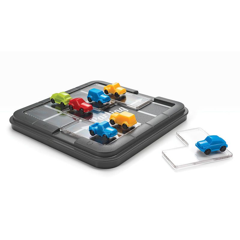 Afbeelding laden in galerijviewer, Smartgames - parking puzzler - 60 opdrachten - breinbreker - auto's - reisspel
