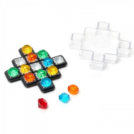 Smartgames diamond quest - logisch denkspel - 80 educatieve mijnuitdagingen - kleuren vormen breinbreker - solospel - vanaf 10 jaar