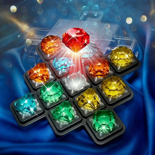 Smartgames diamond quest - logisch denkspel - 80 educatieve mijnuitdagingen - kleuren vormen breinbreker - solospel - vanaf 10 jaar