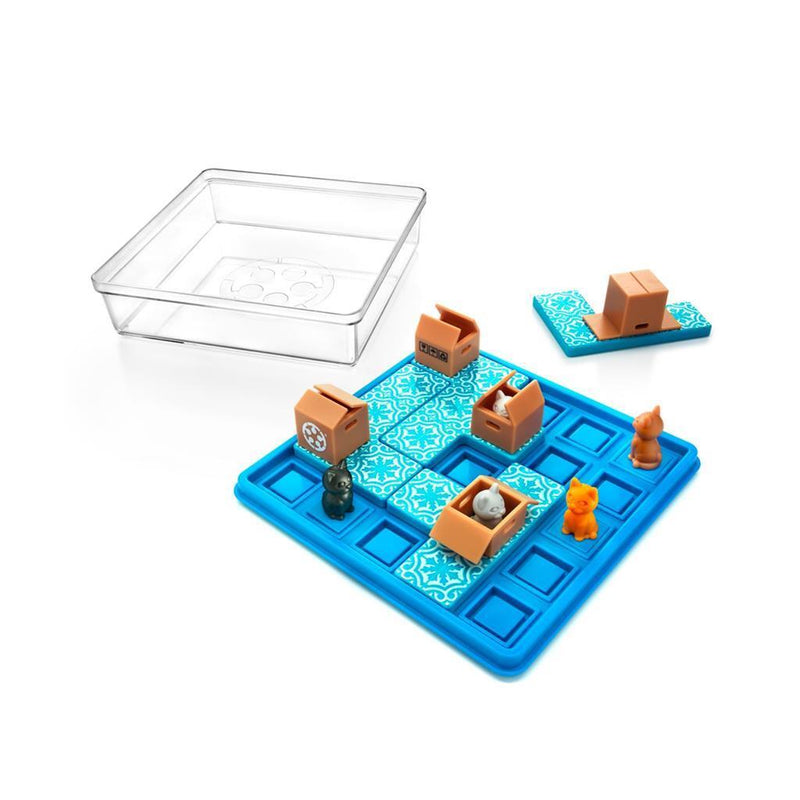 Afbeelding laden in galerijviewer, Smartgames cats boxes - logisch denkspel - 60 poezelige uitdagingen - compact solospel voor kinderen volwassenen - vanaf 7 jaar
