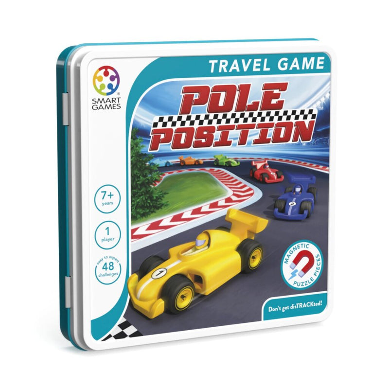 Afbeelding laden in galerijviewer, Smartgames pole position - magnetisch 3d race denkspel - 48 educatieve circuit uitdagingen - compact reisspel solospel - vanaf 5 jaar
