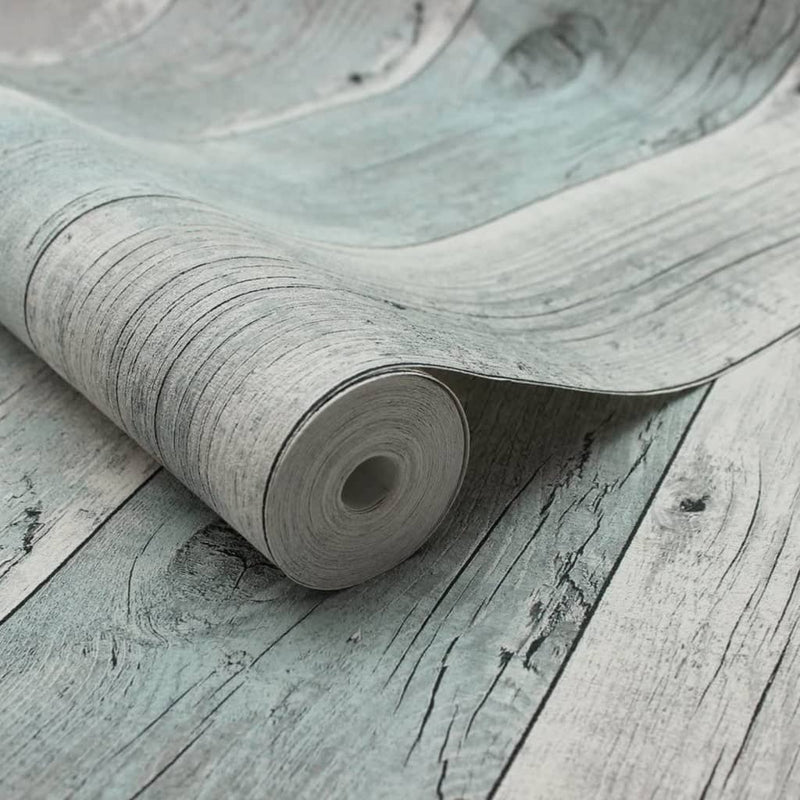 Afbeelding laden in galerijviewer, Noordwand Noordwand Behang Topchic Wooden Planks grijs en blauw
