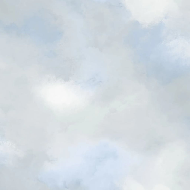 Afbeelding laden in galerijviewer, Noordwand Noordwand Behang Good Vibes Paint Clouds blauw en grijs
