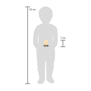 Small foot - houten lettertrein polar - s