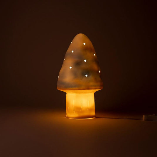 Egmont lamp paddenstoel blauw + dimmer.