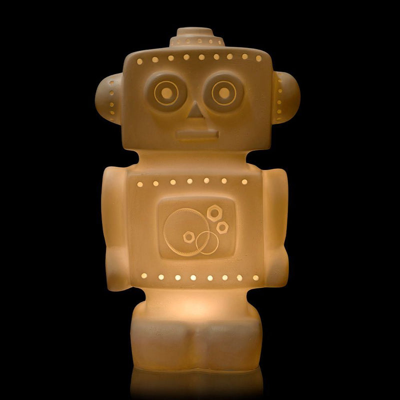 Afbeelding laden in galerijviewer, Egmont lamp robot wit. 33x18x10 cm
