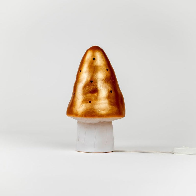 Afbeelding laden in galerijviewer, Egmont lamp paddenstoel koper + dimmer.
